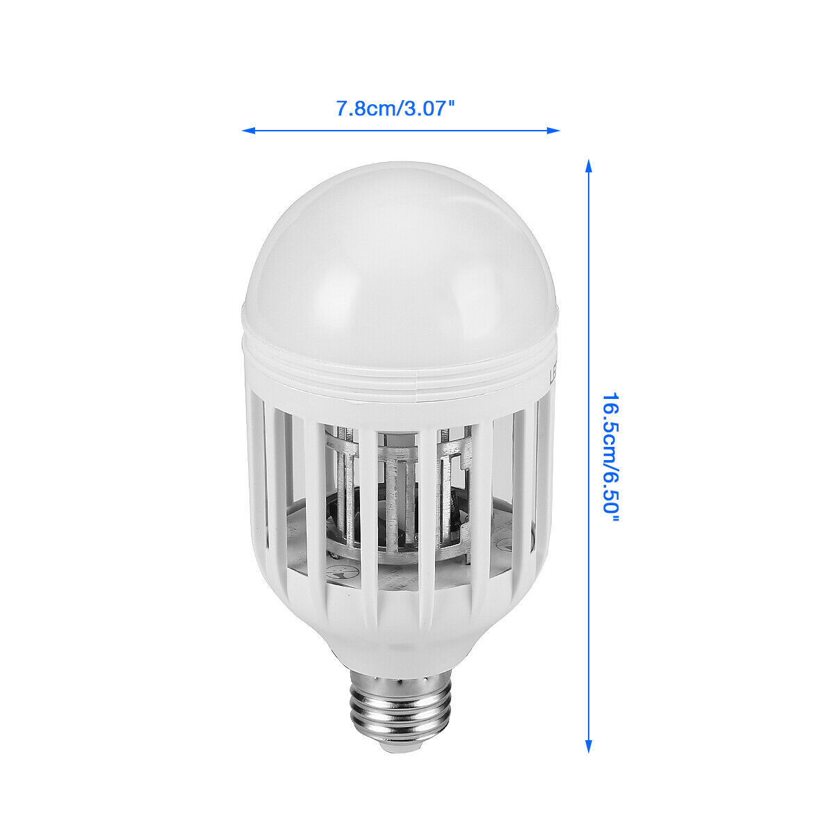 2-in-1 LED Mückenlampe mit UV-Licht – Insektenvernichter & Leuchtmittel für Innen & Außen (E26/E27 Fassung)